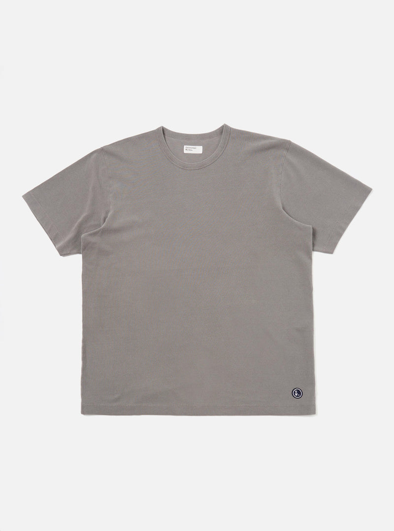Mid Grey Piquet Core Tee