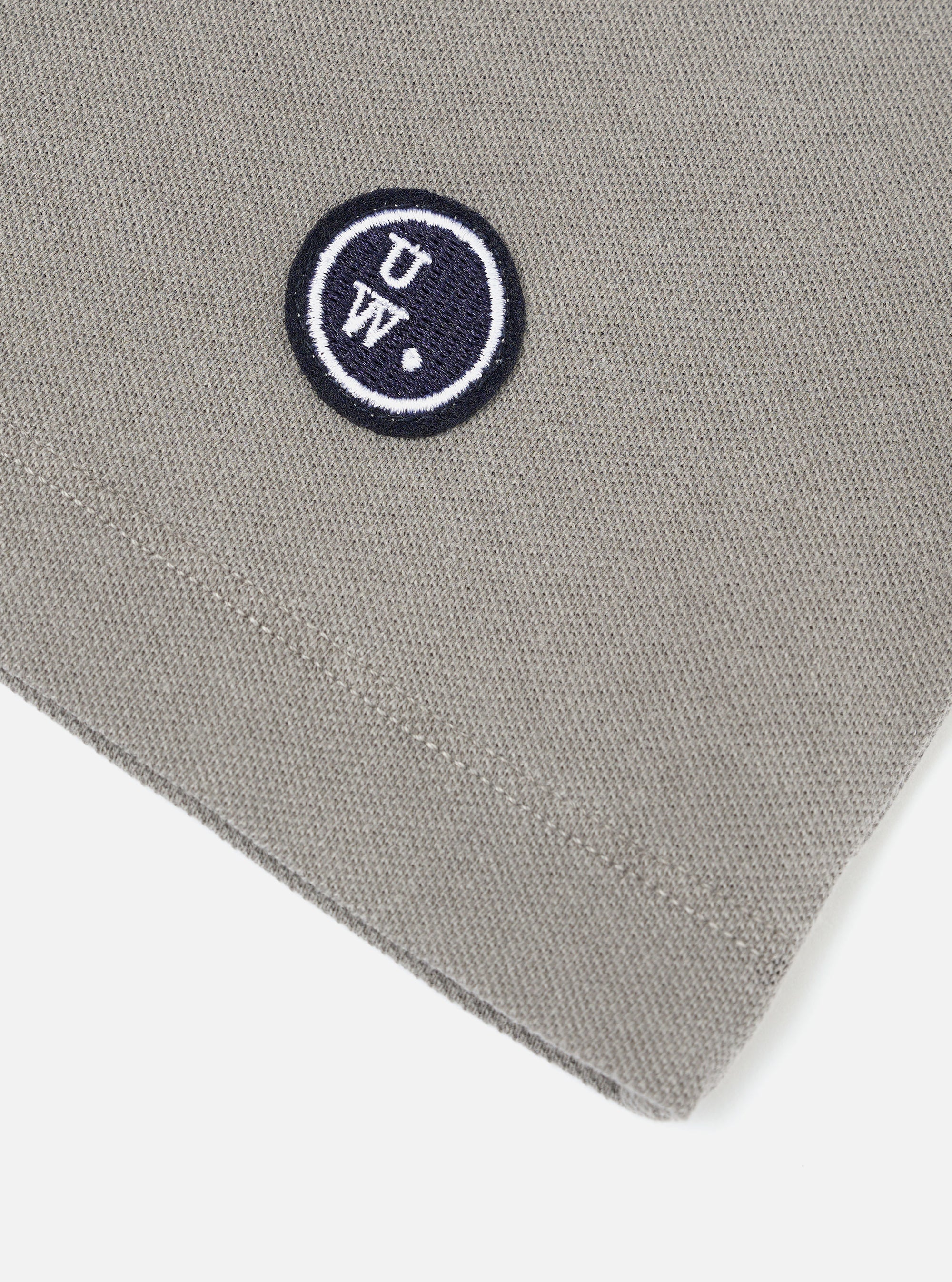 Mid Grey Piquet Core Tee