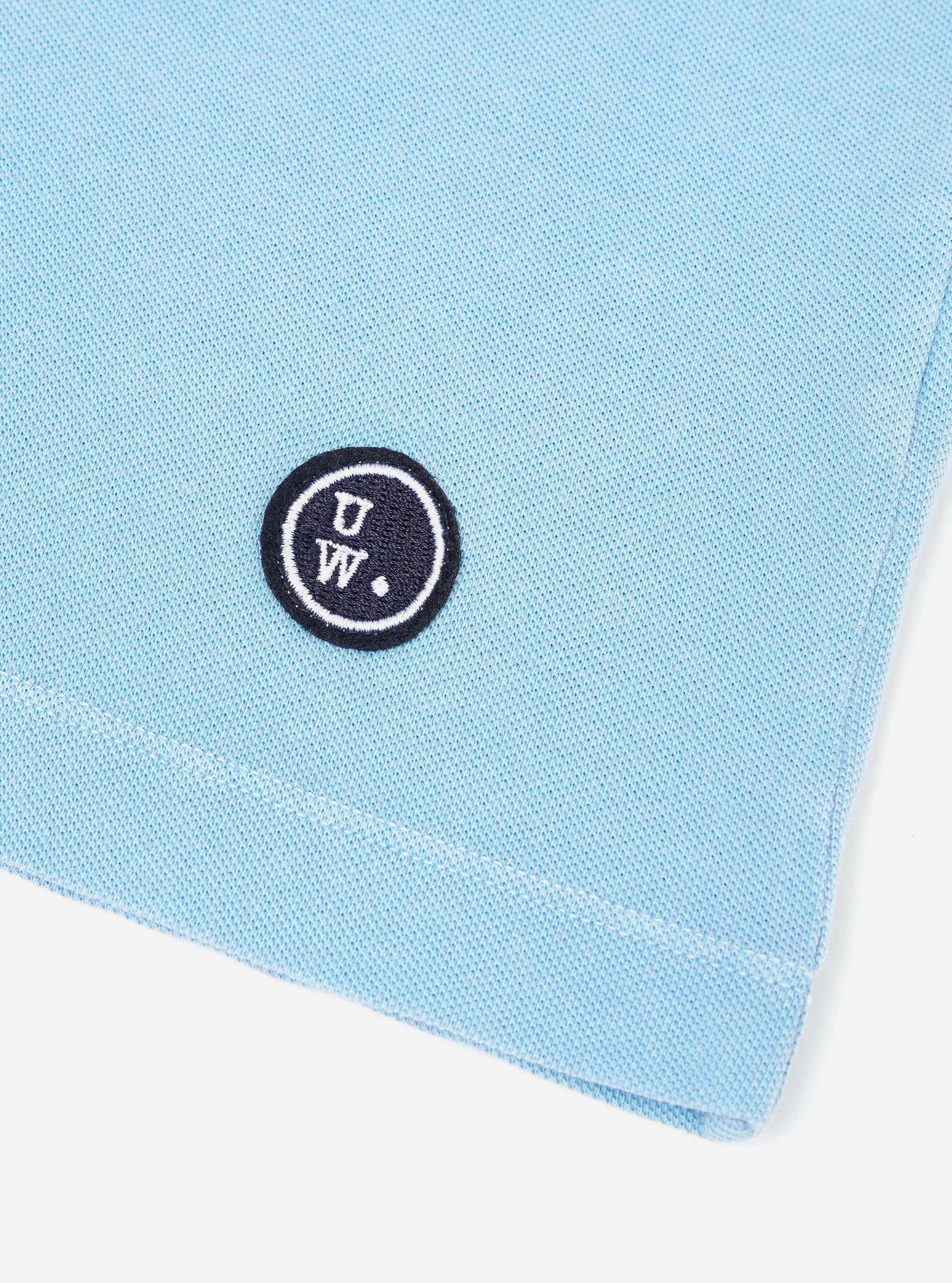 Pale Blue Piquet Core Tee