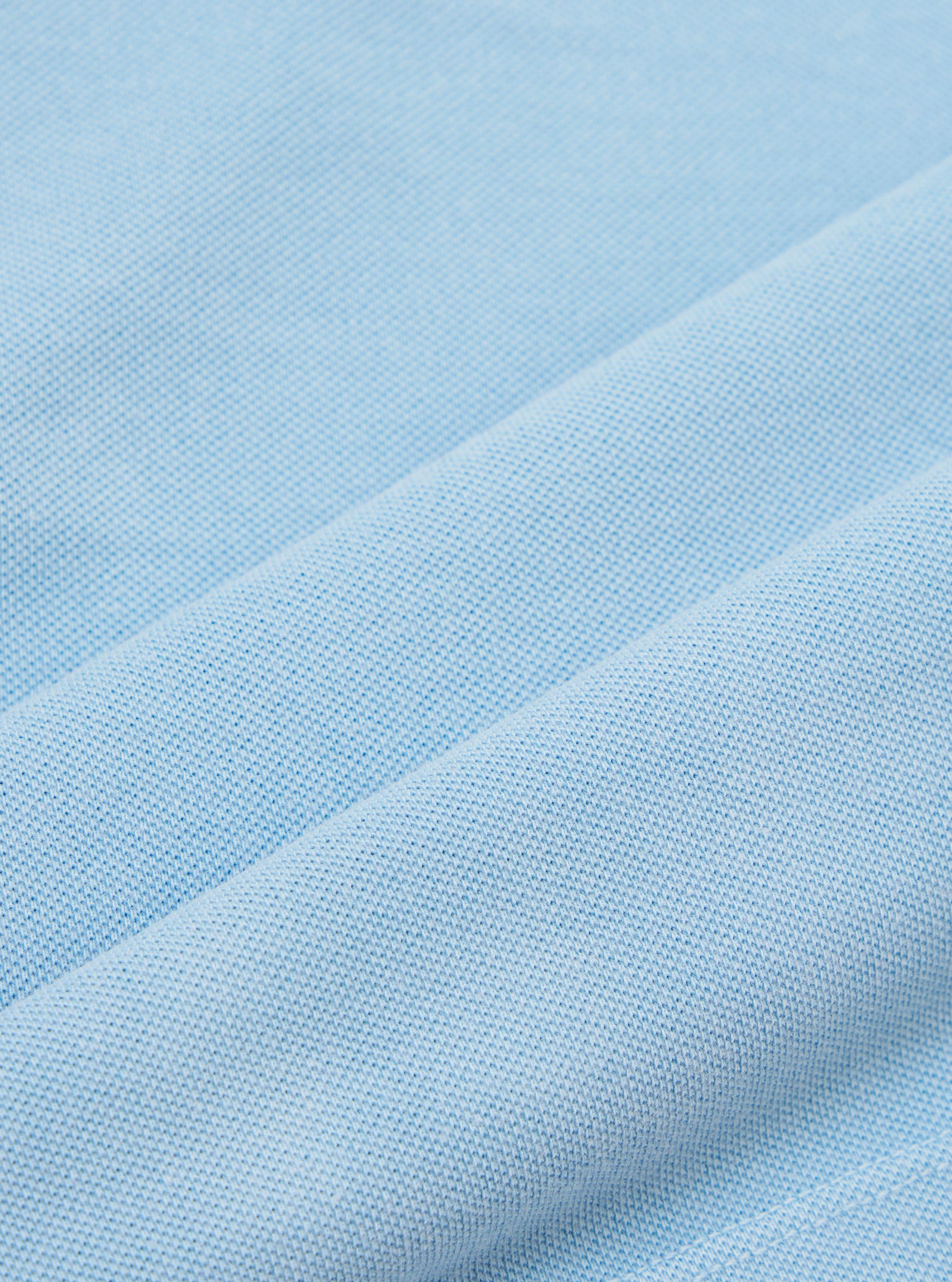 Men's Pale Blue Piquet Core Tee – Universal Works