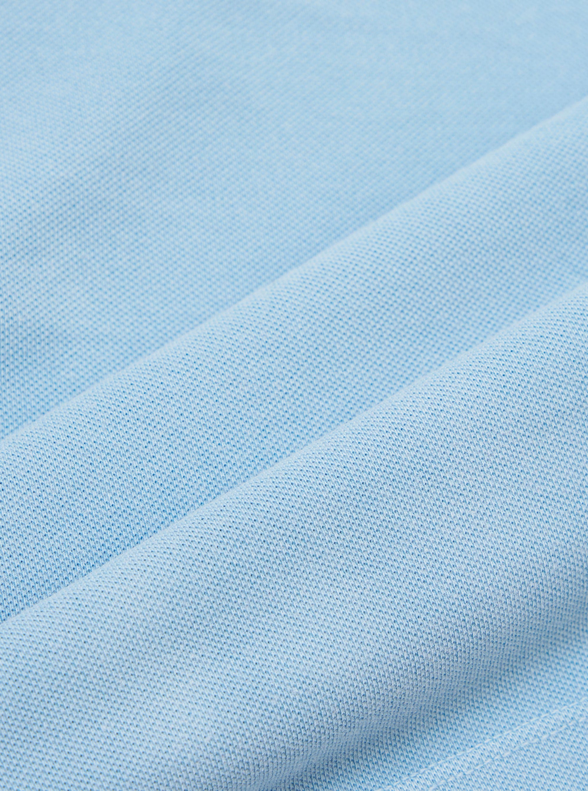 Pale Blue Piquet Core Tee