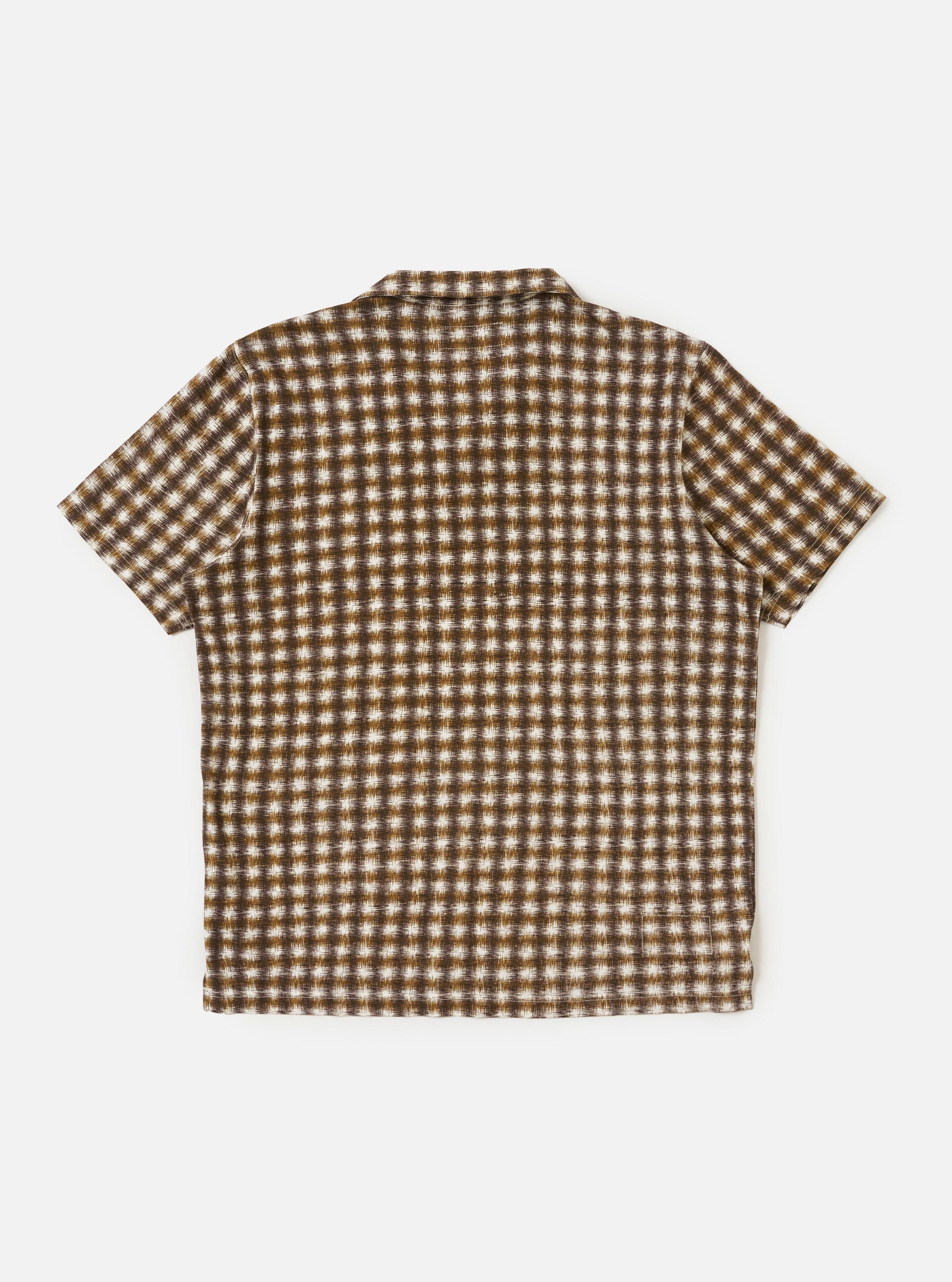 Brown Sound Wave Jersey Vacation Polo