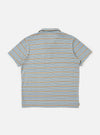 Pale Blue OS Stripe Jersey Vacation Polo