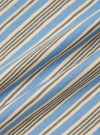 Pale Blue OS Stripe Jersey Vacation Polo