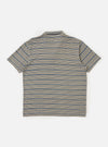 Grey OS Stripe Jersey Vacation Polo