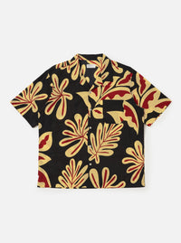 Black Baja Print Road Shirt