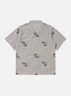 Grey Hand Embroidered Stripe Cotton Road Shirt