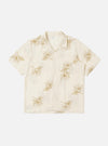 Ecru Hand Embroidered Cotton Road Shirt