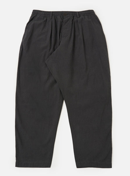 Men's Charcoal Seattle Cotton Pleated Track Pant – Universal Works