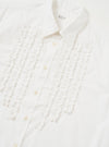 White Poplin Frill Shirt