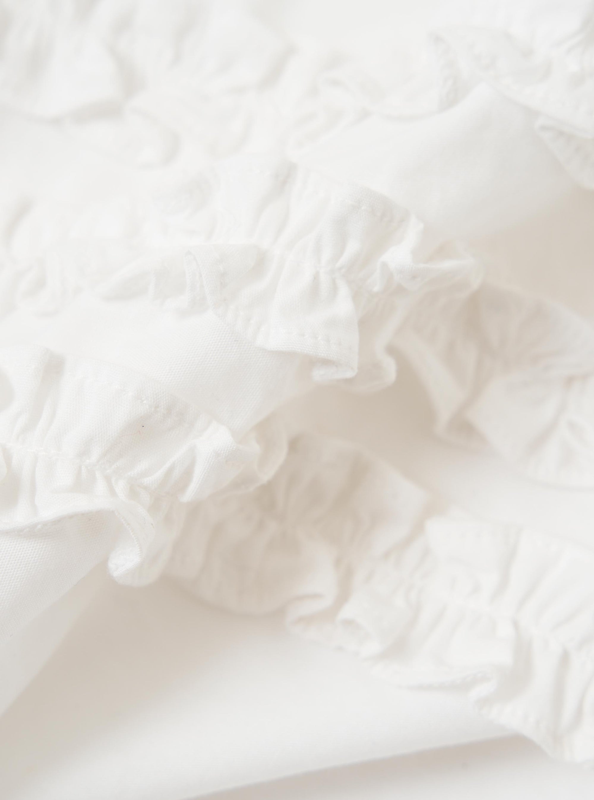 White Poplin Frill Shirt