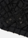 Black 3D Check Windcheater Jacket