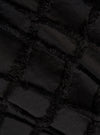 Black 3D Check Windcheater Jacket