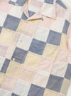 Pastel Check Patchwork Camp Shirt