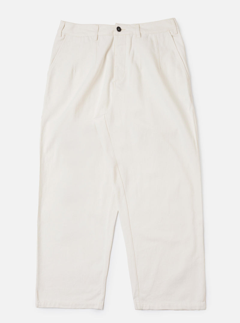 Ecru Slub Drill Dutch Pant