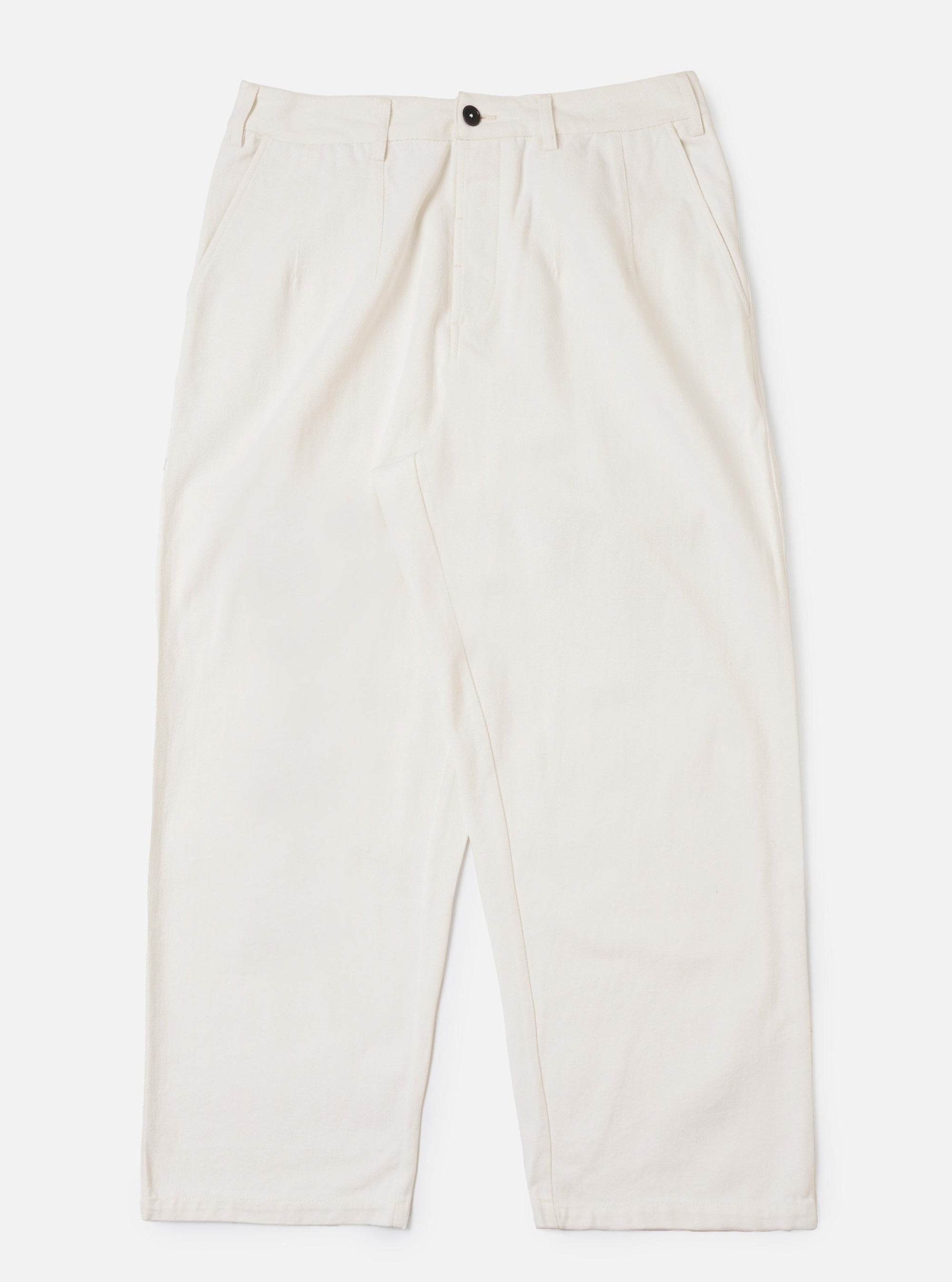 Ecru Slub Drill Dutch Pant