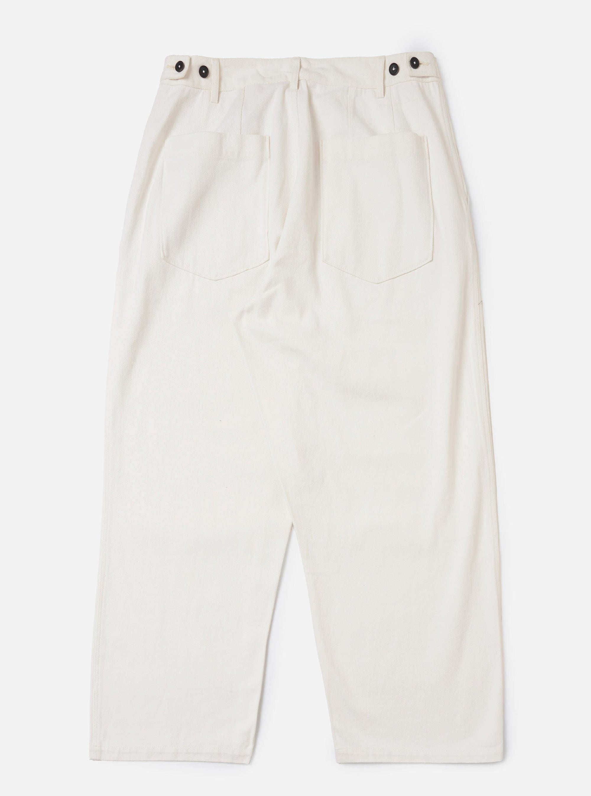 Ecru Slub Drill Dutch Pant