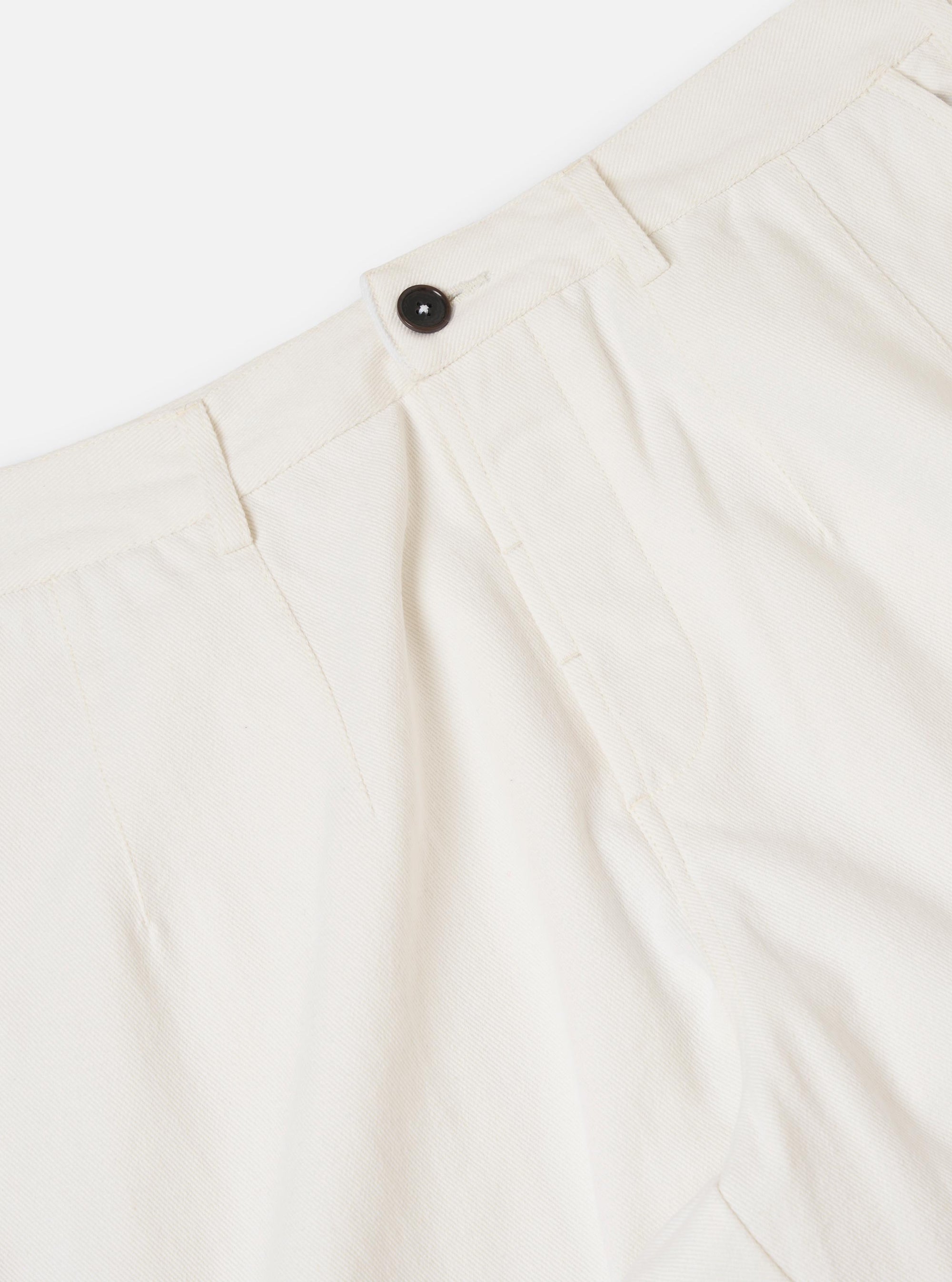 Ecru Slub Drill Dutch Pant
