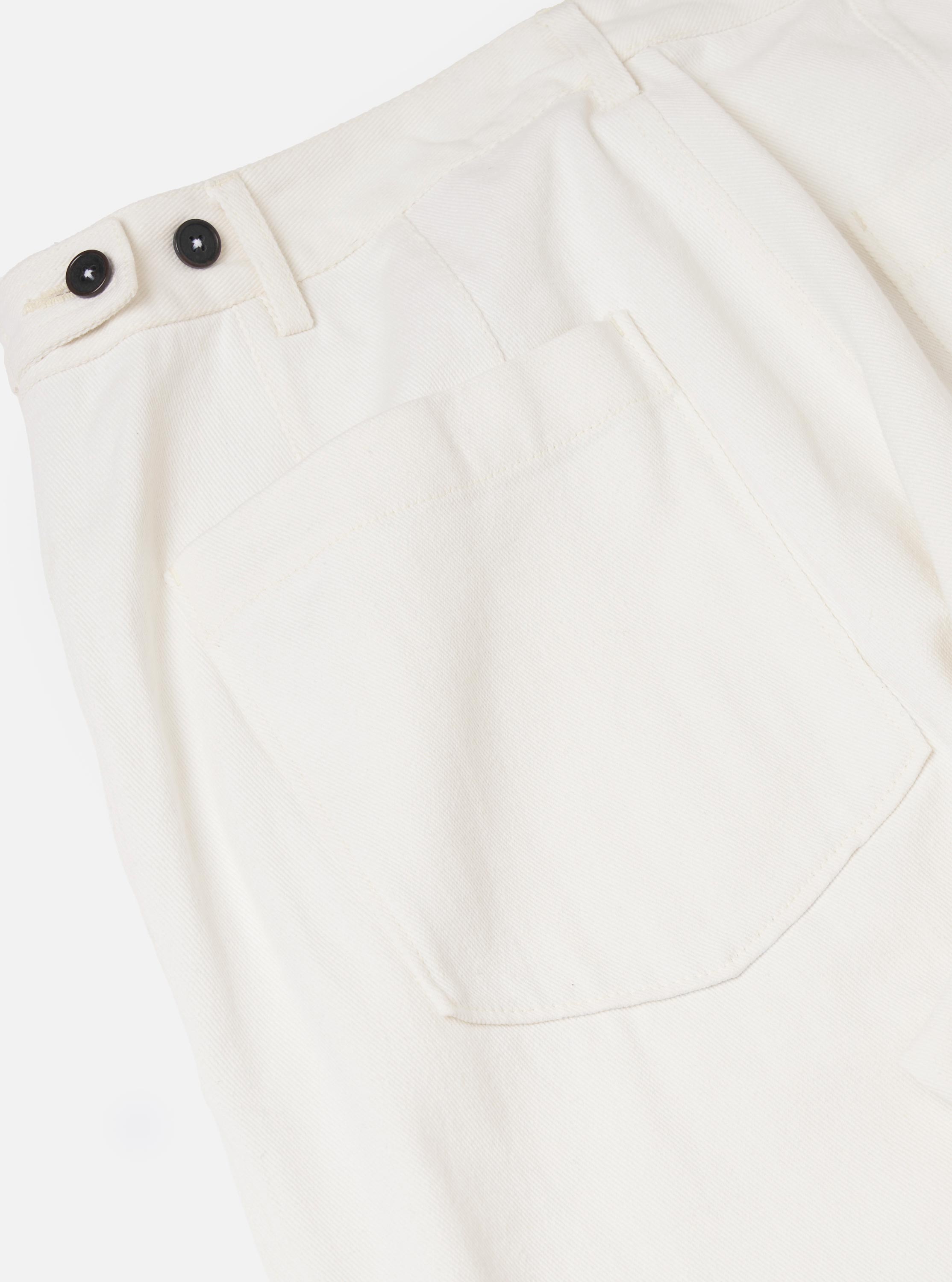 Men's Ecru Slub Drill Dutch Wide Leg Pant – Universal Works