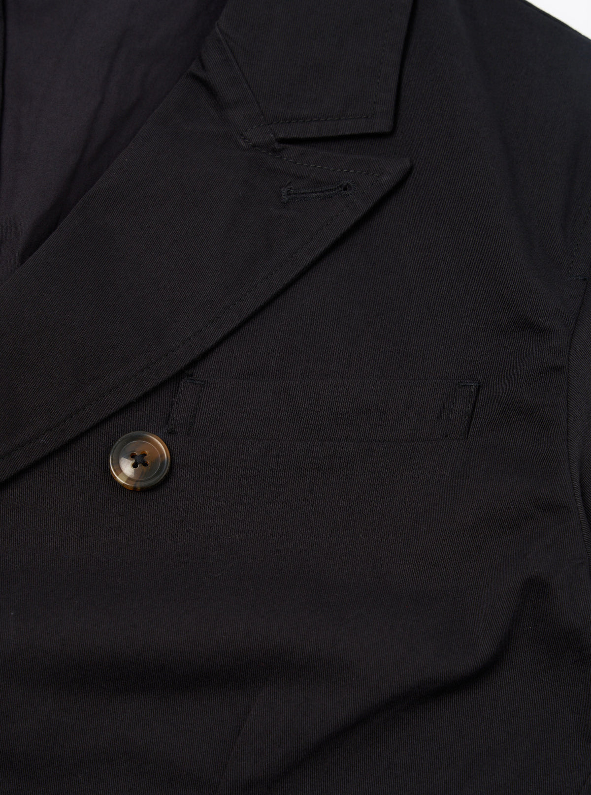 Black Twill Manor Jacket