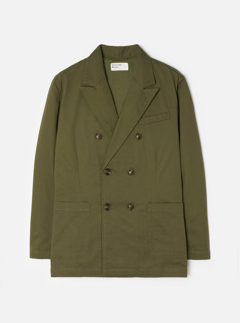 Olive Green Twill Manor Jacket