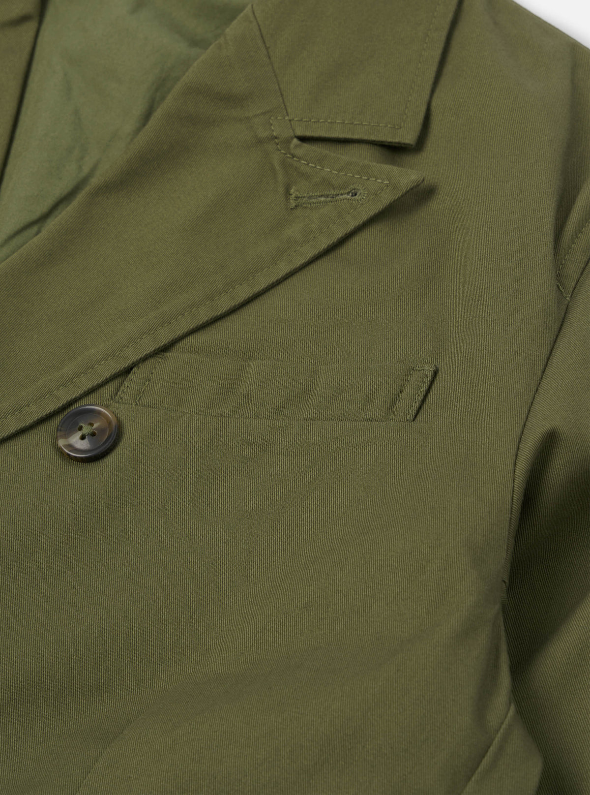 Olive Green Twill Manor Jacket