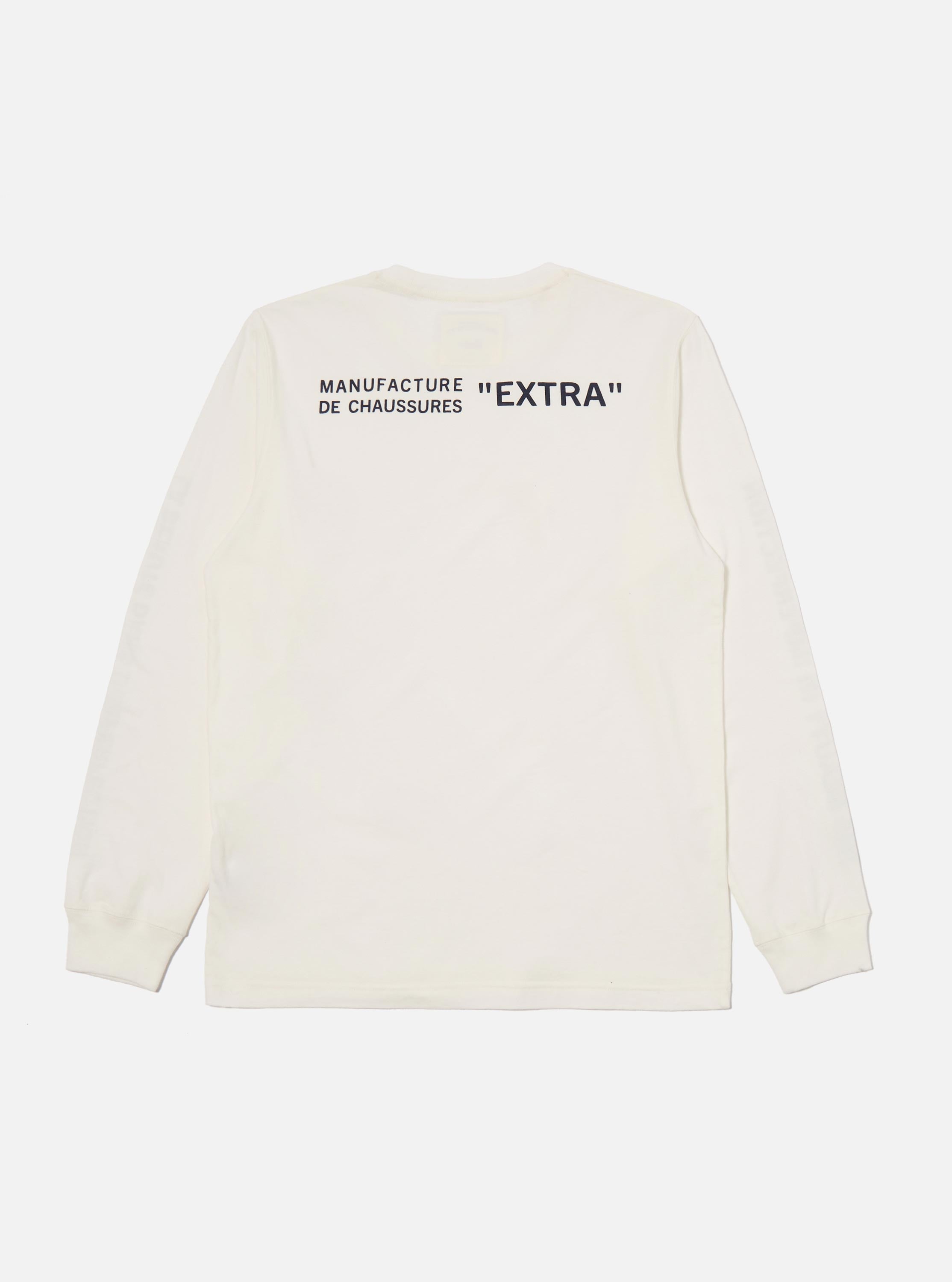 Paraboot x Universal Works Ecru Single Jersey Long Sleeve Tee