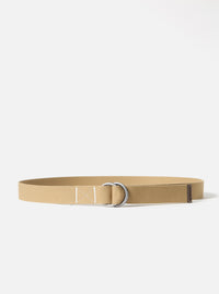 Sand Canvas O Ring Belt