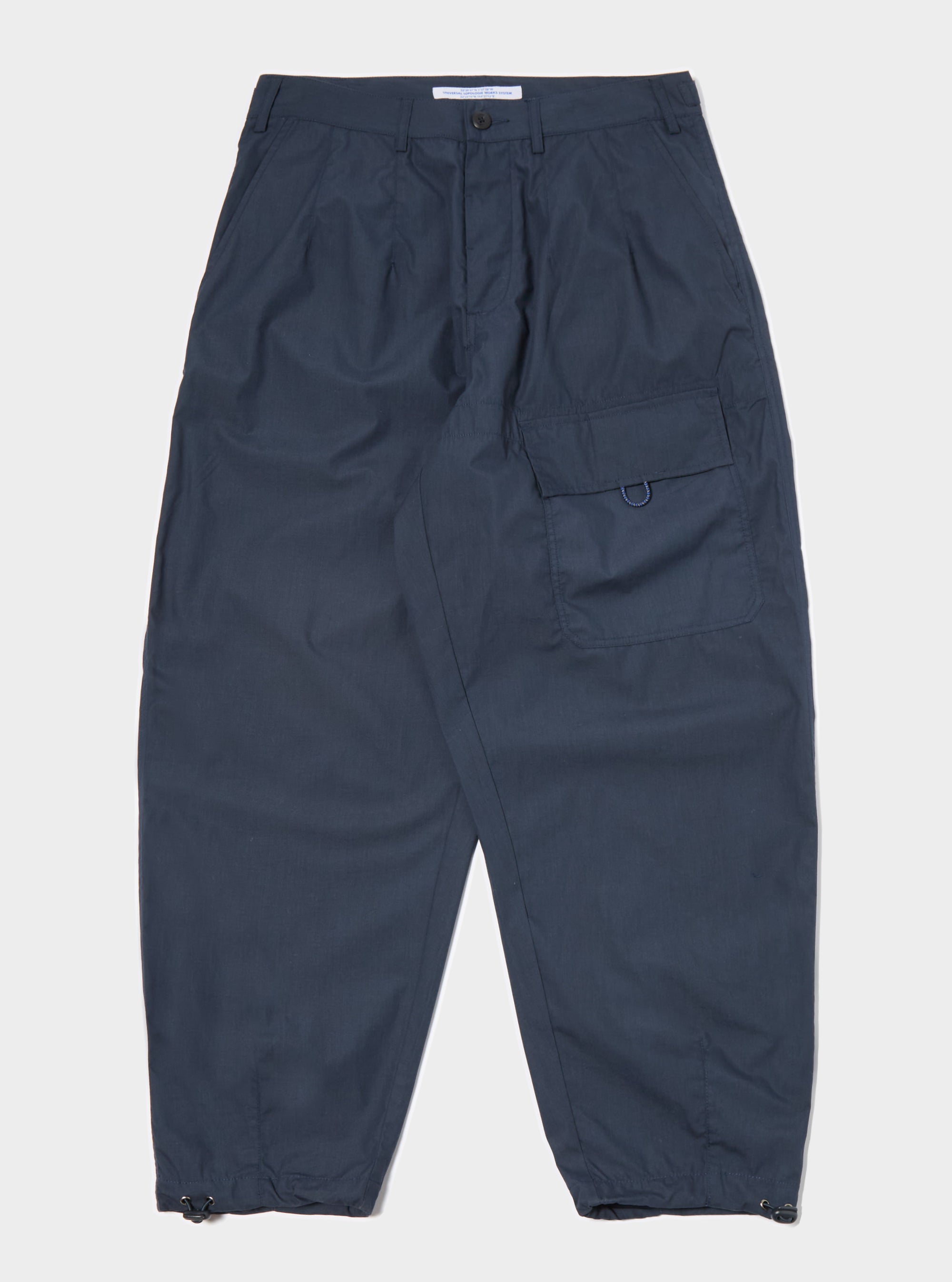 Topologie x Universal Works Navy Recycled Polytech Loose Pilot Pant