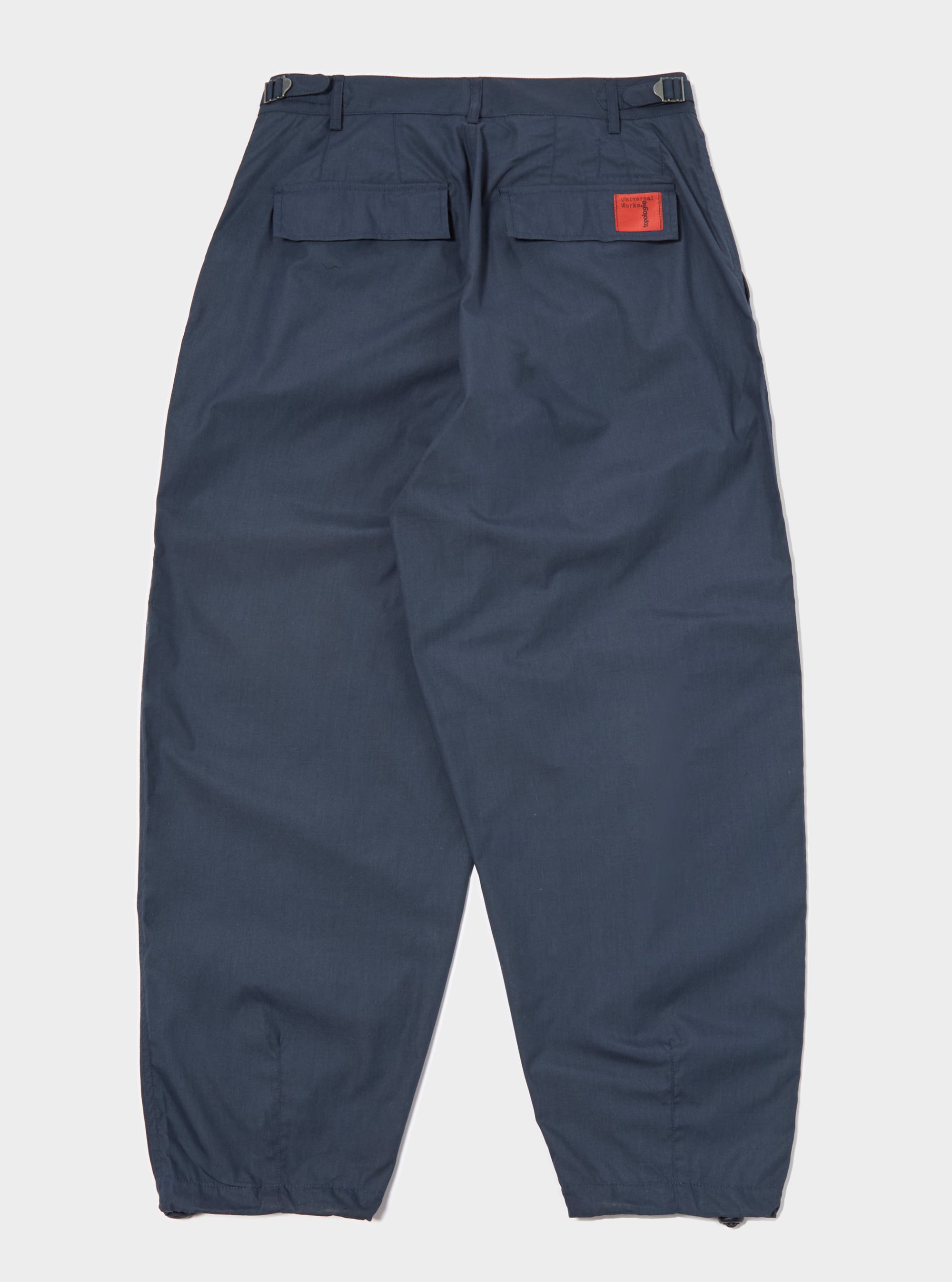 Topologie x Universal Works Navy Recycled Polytech Loose Pilot Pant