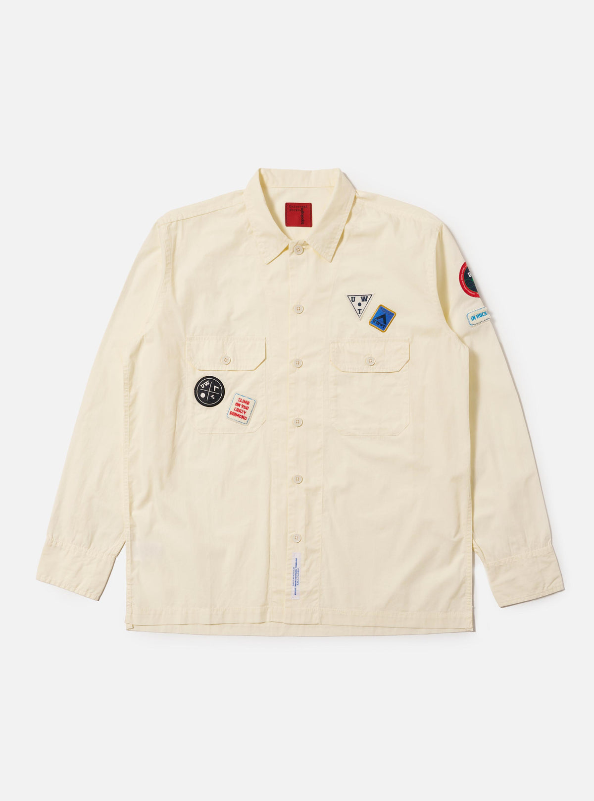Topologie x Universal Works Ecru Broadcloth Utility Shirt