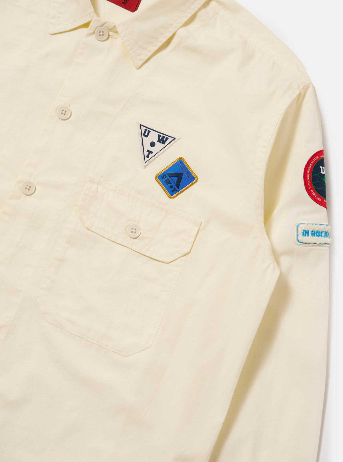 Topologie x Universal Works Ecru Broadcloth Utility Shirt