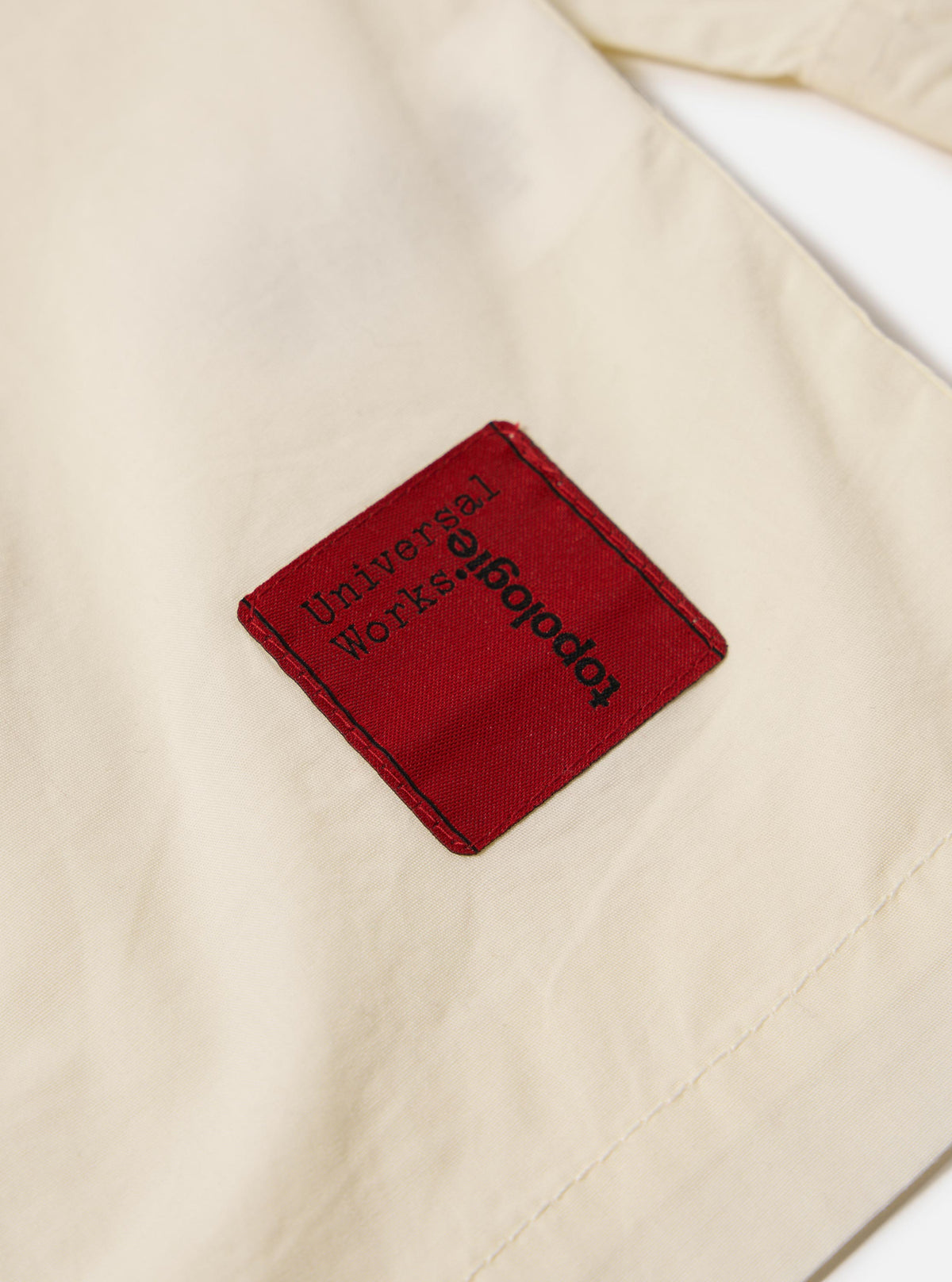 Topologie x Universal Works Ecru Broadcloth Utility Shirt