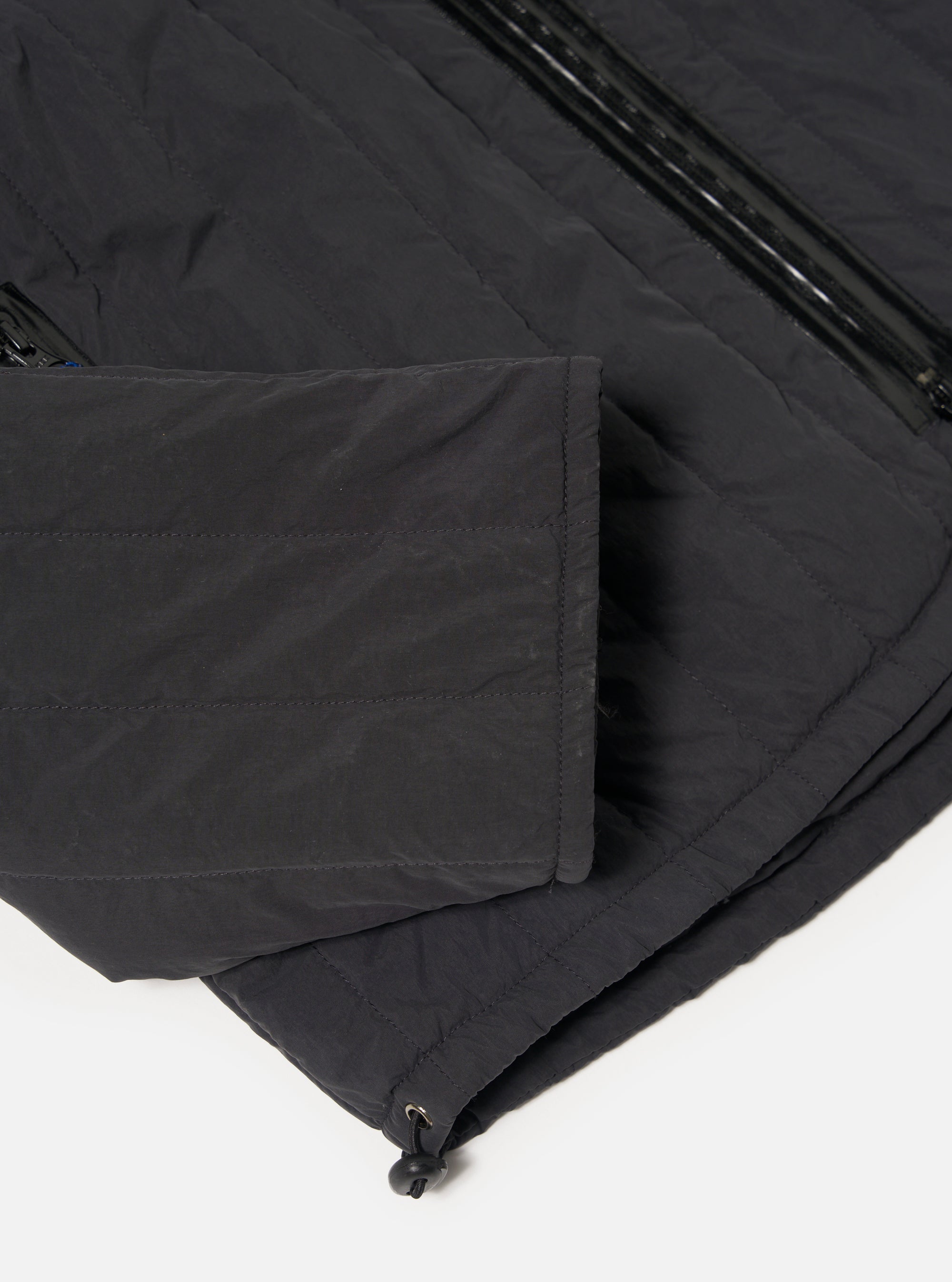 Topologie x Universal Works Charcoal TW Recycled Nylon Quilted Liner Jacket