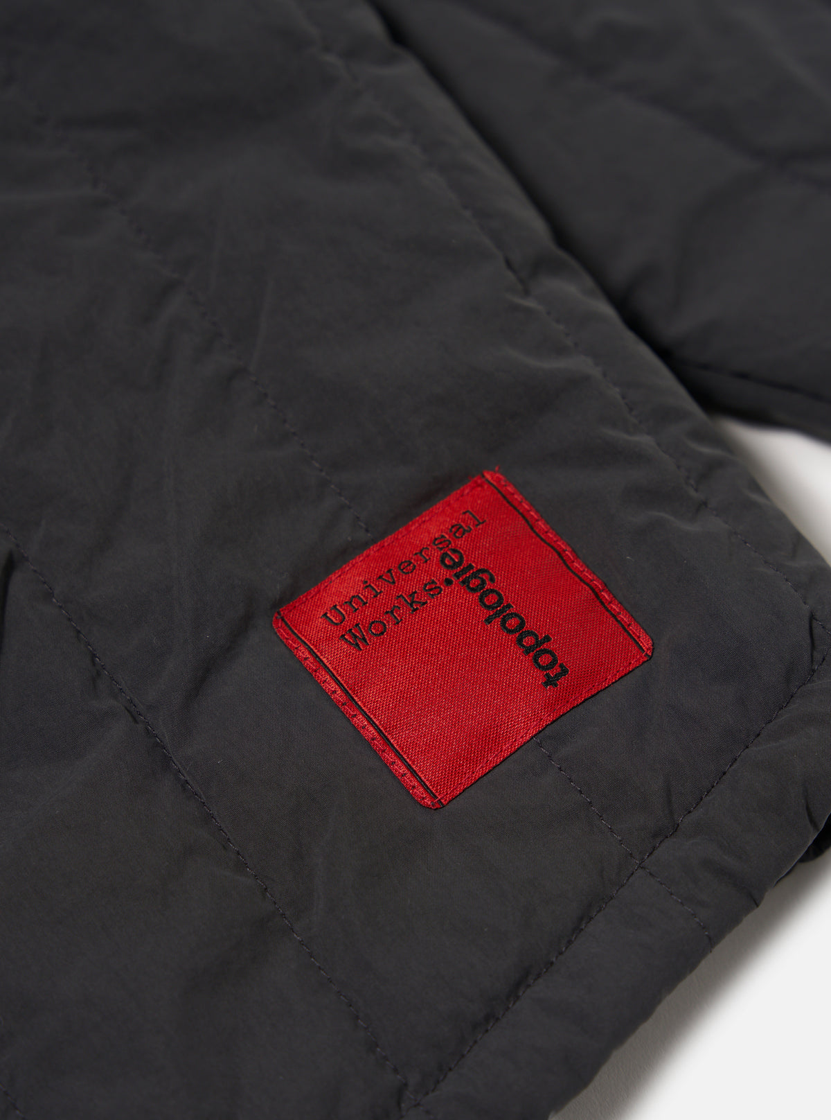 Topologie x Universal Works Charcoal TW Recycled Nylon Quilted Liner Jacket