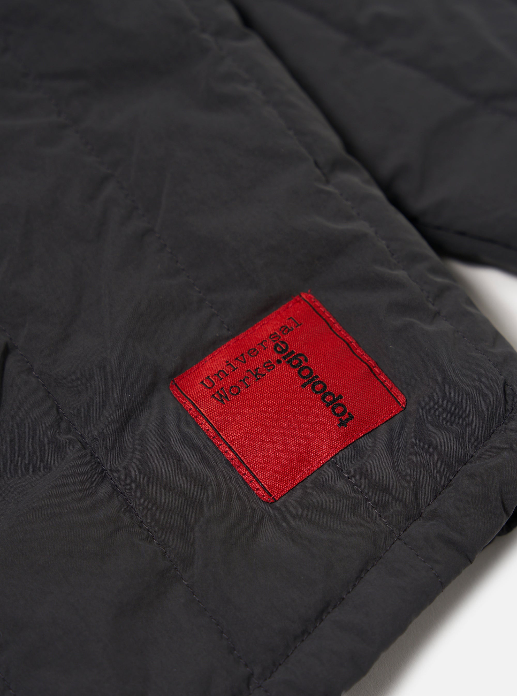 Topologie x Universal Works Charcoal TW Recycled Nylon Quilted Liner Jacket