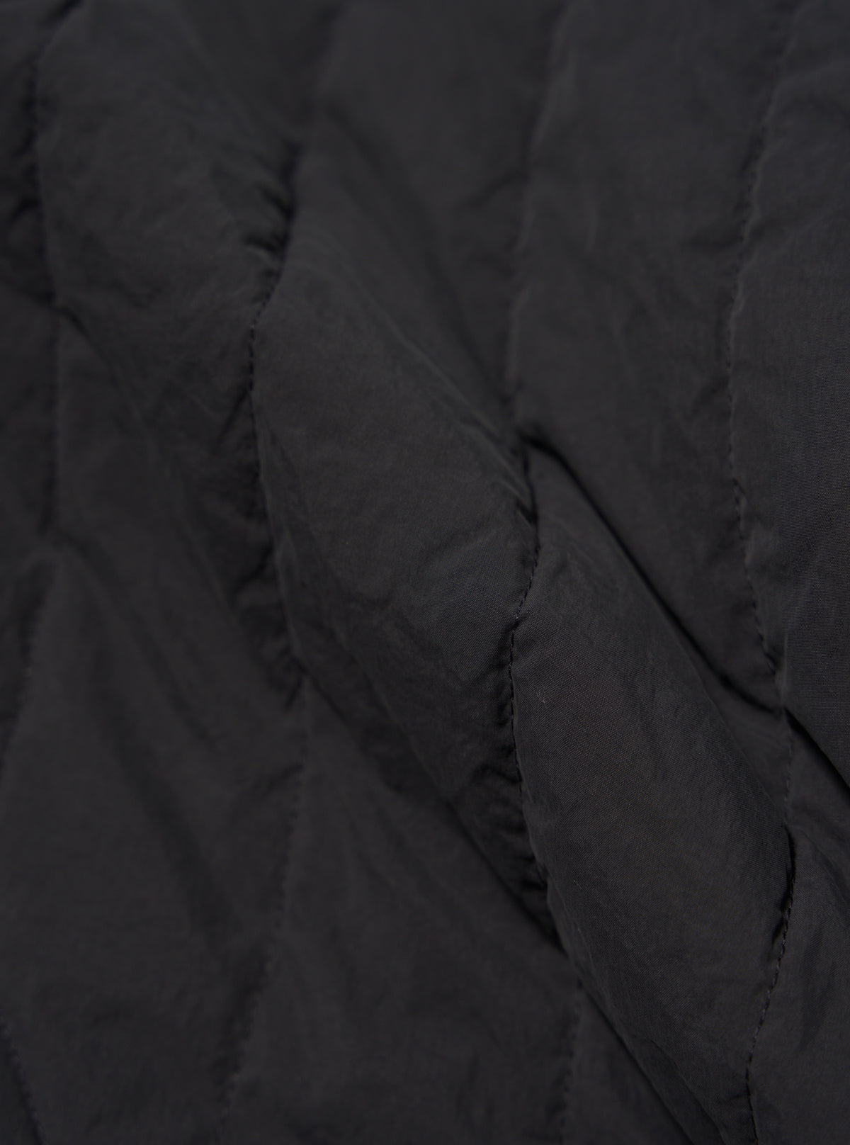 Topologie x Universal Works Charcoal TW Recycled Nylon Quilted Liner Jacket