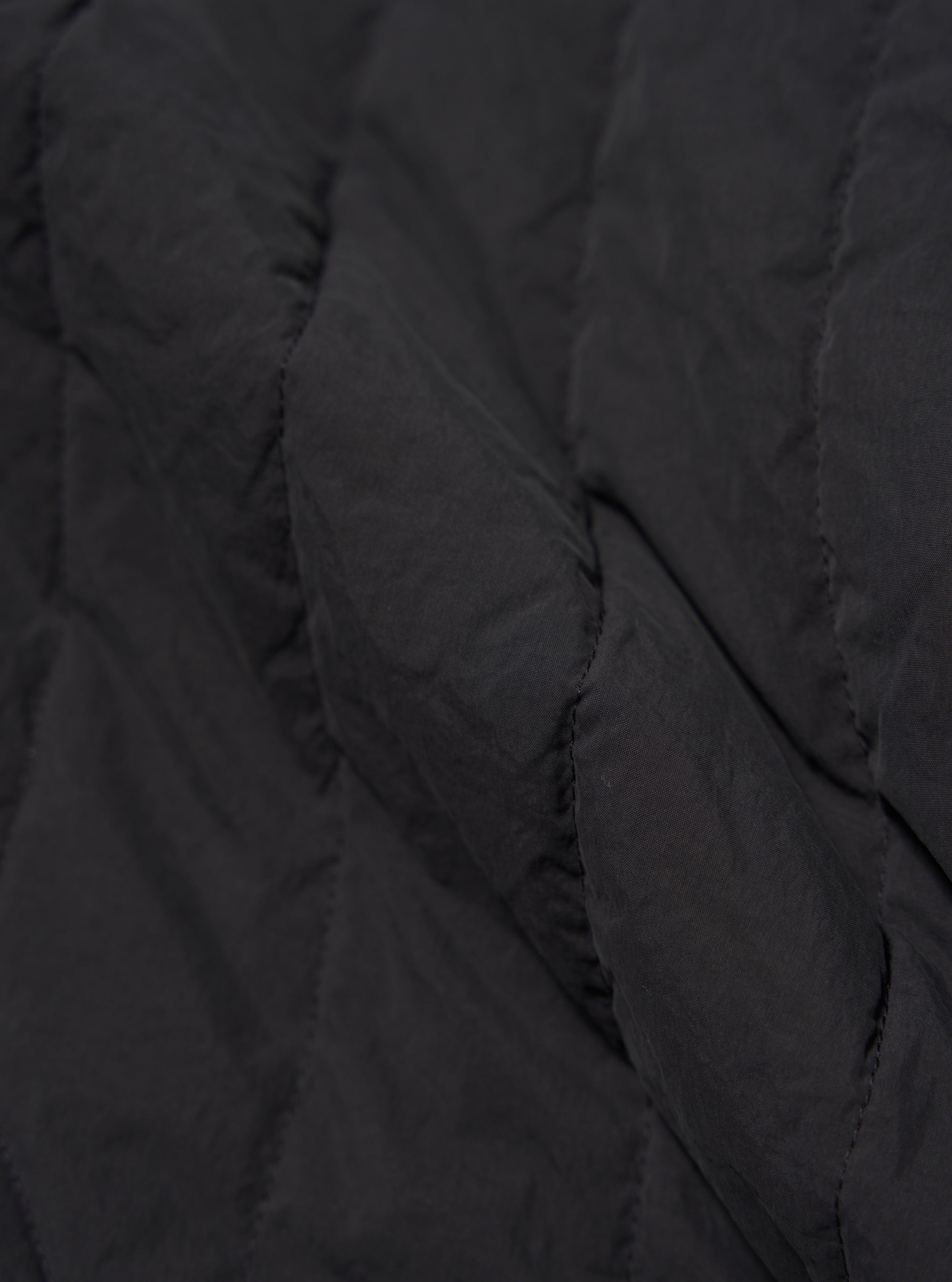 Topologie x Universal Works Charcoal TW Recycled Nylon Quilted Liner Jacket