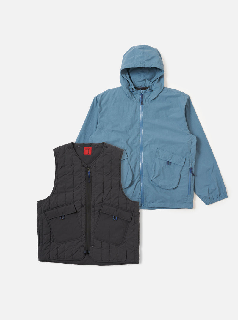 Topologie x Universal Works Bluefin Peach Recycled Nylon 2 In 1 Jacket