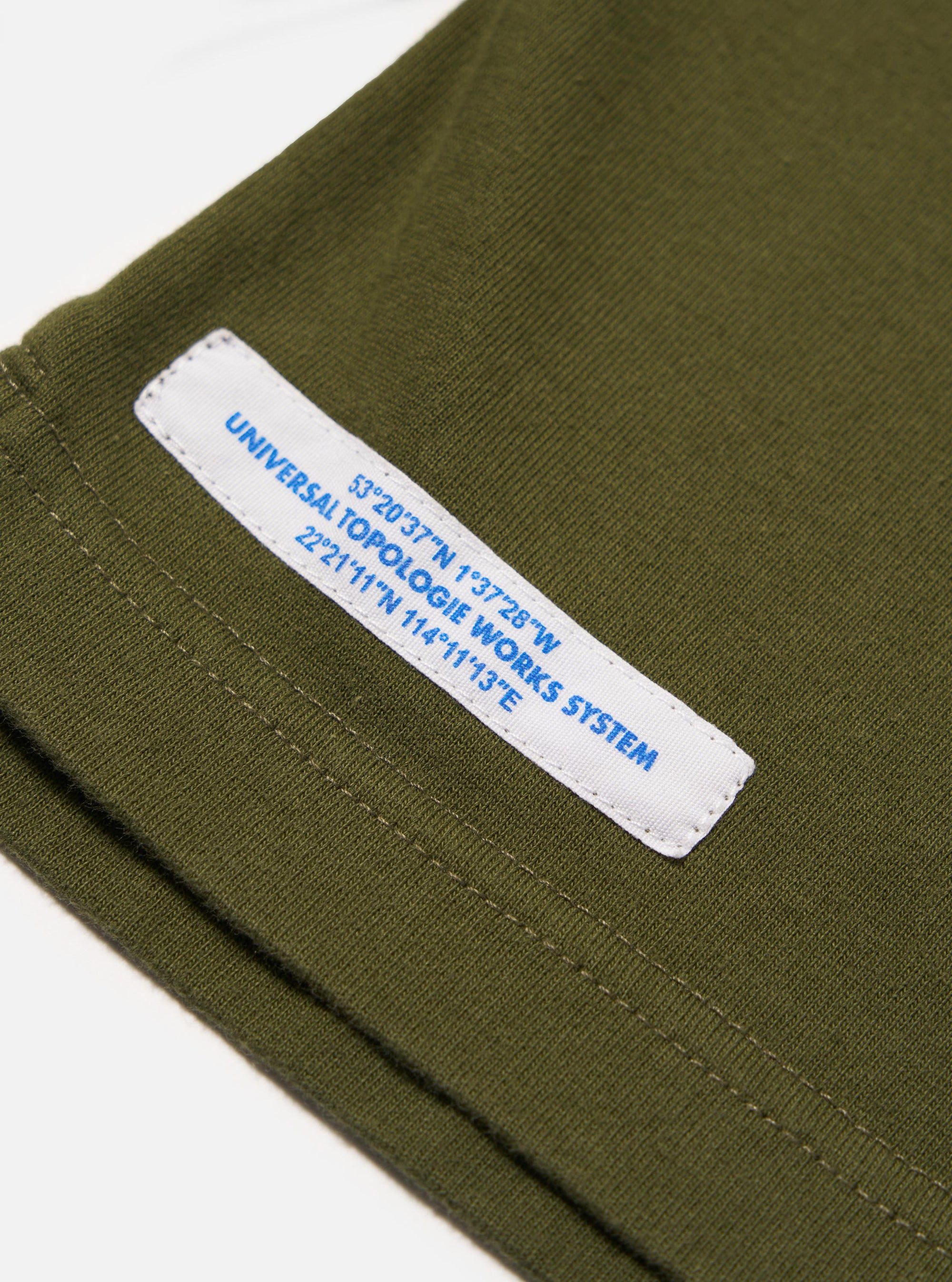Topologie x Universal Works Olive/Brown MW Organic Cotton Rugby Shirt