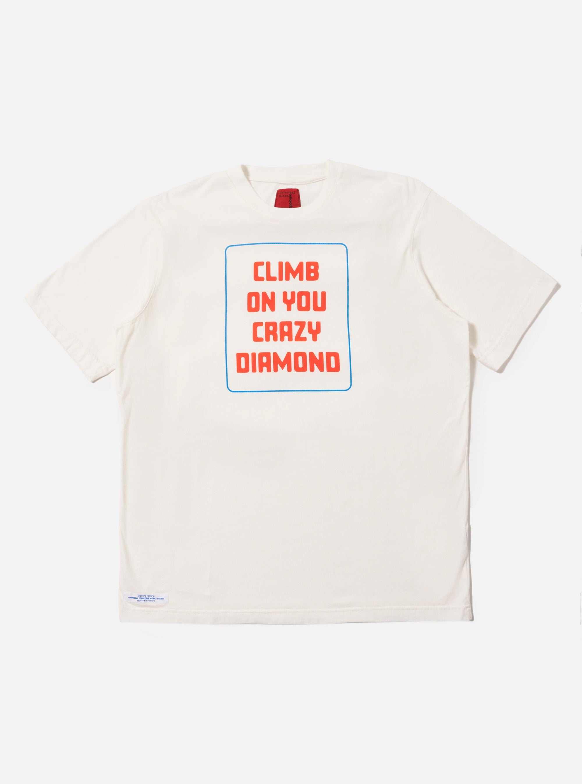 Topologie x Universal Works Ecru Organic Jersey Climb Print Tee