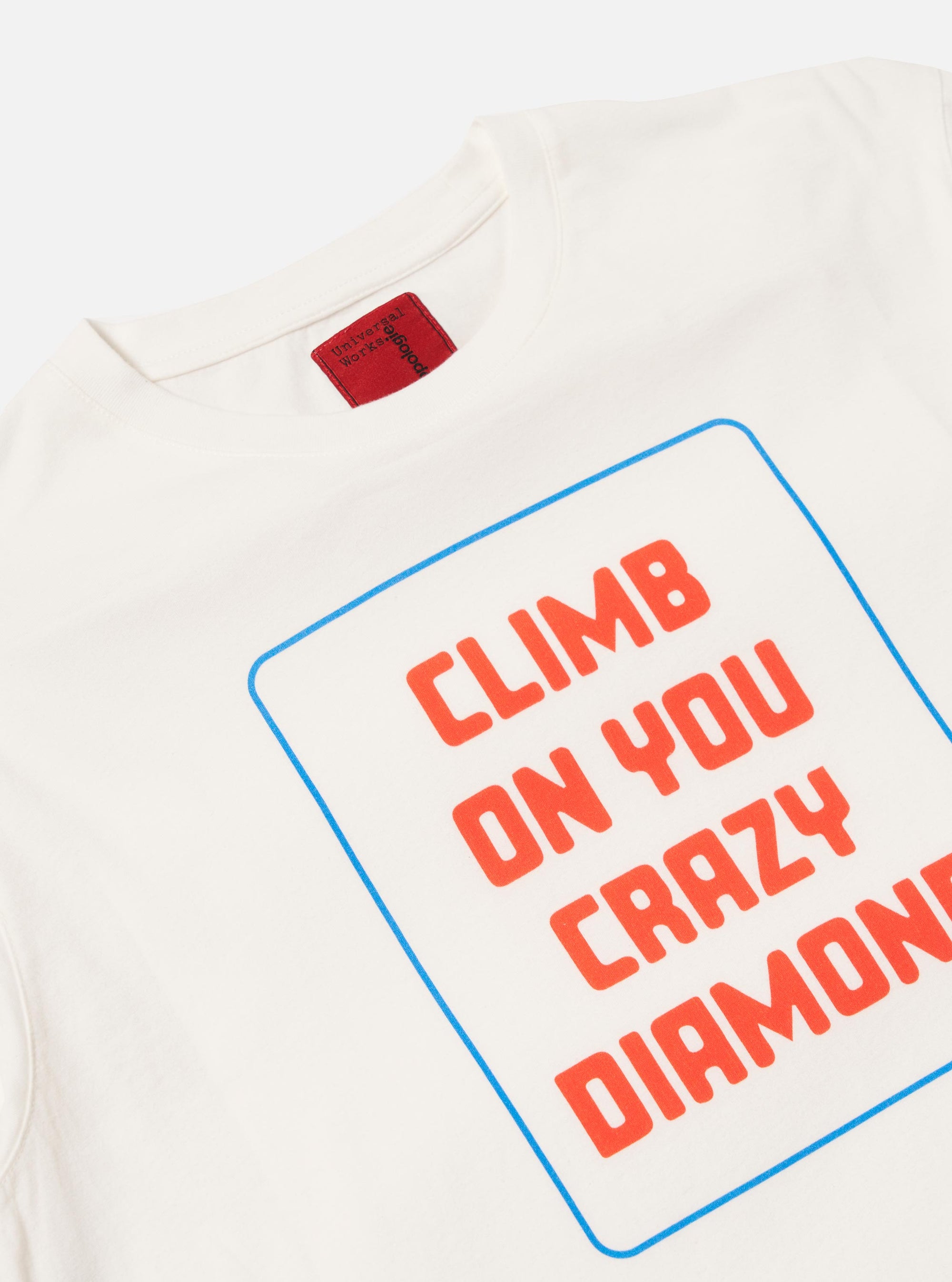 Topologie x Universal Works Ecru Organic Jersey Climb Print Tee