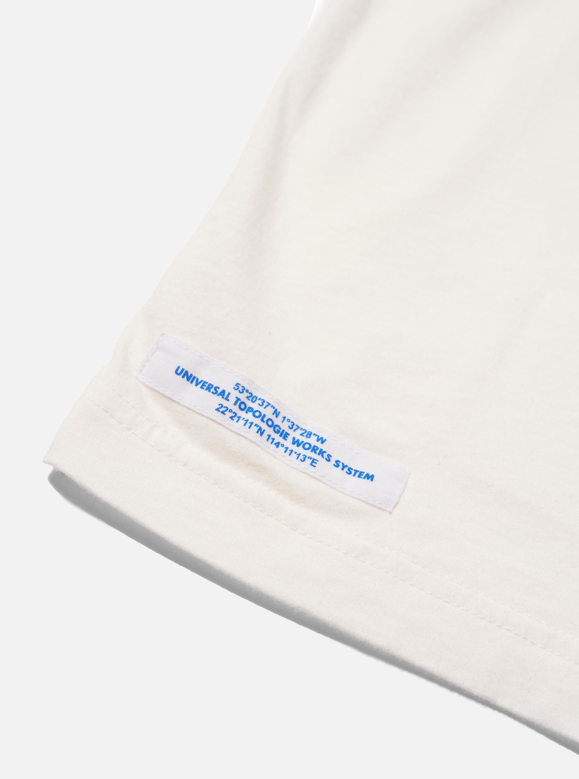 Topologie x Universal Works Ecru Organic Jersey Climb Print Tee