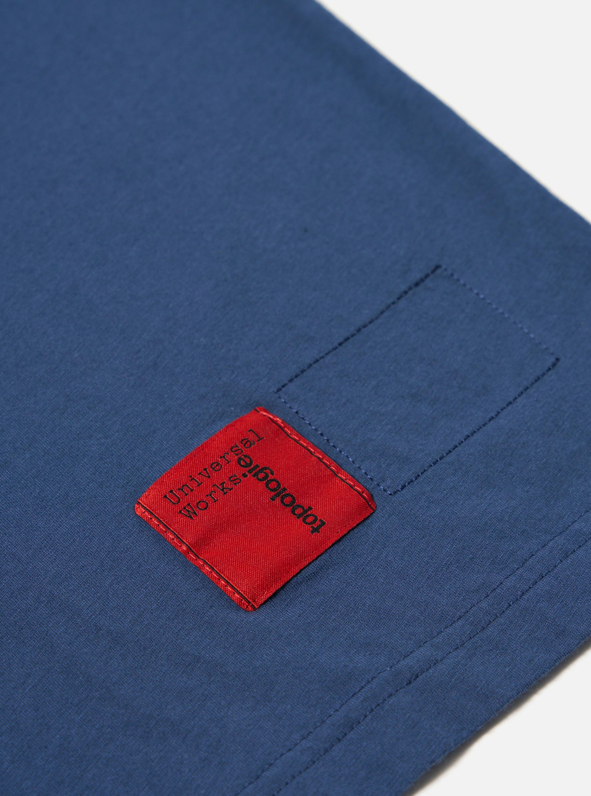 Topologie x Universal Works Navy Organic Jersey Rocks Print Tee
