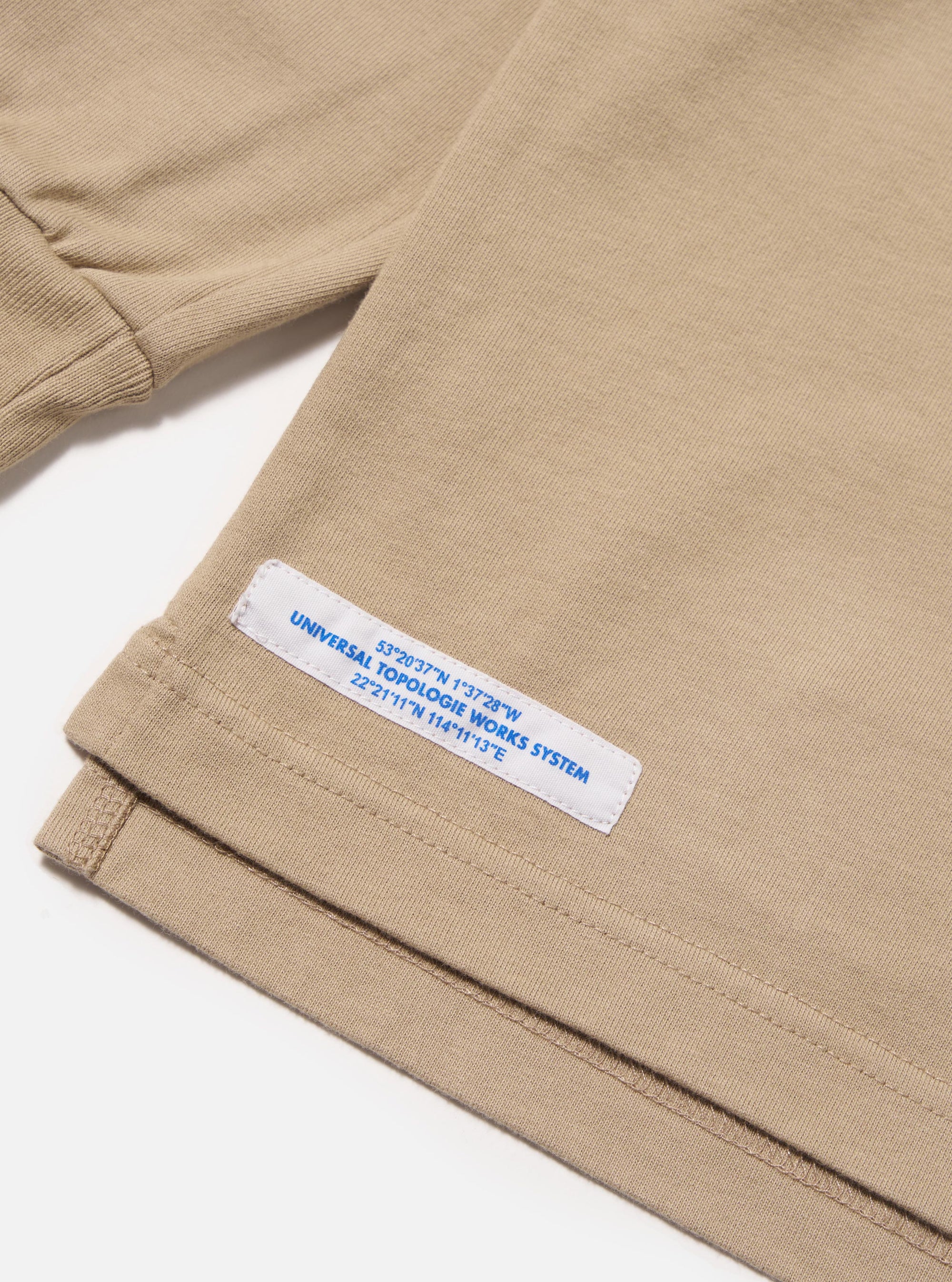 Topologie x Universal Works Sand/Olive MW Organic Cotton Rugby Shirt