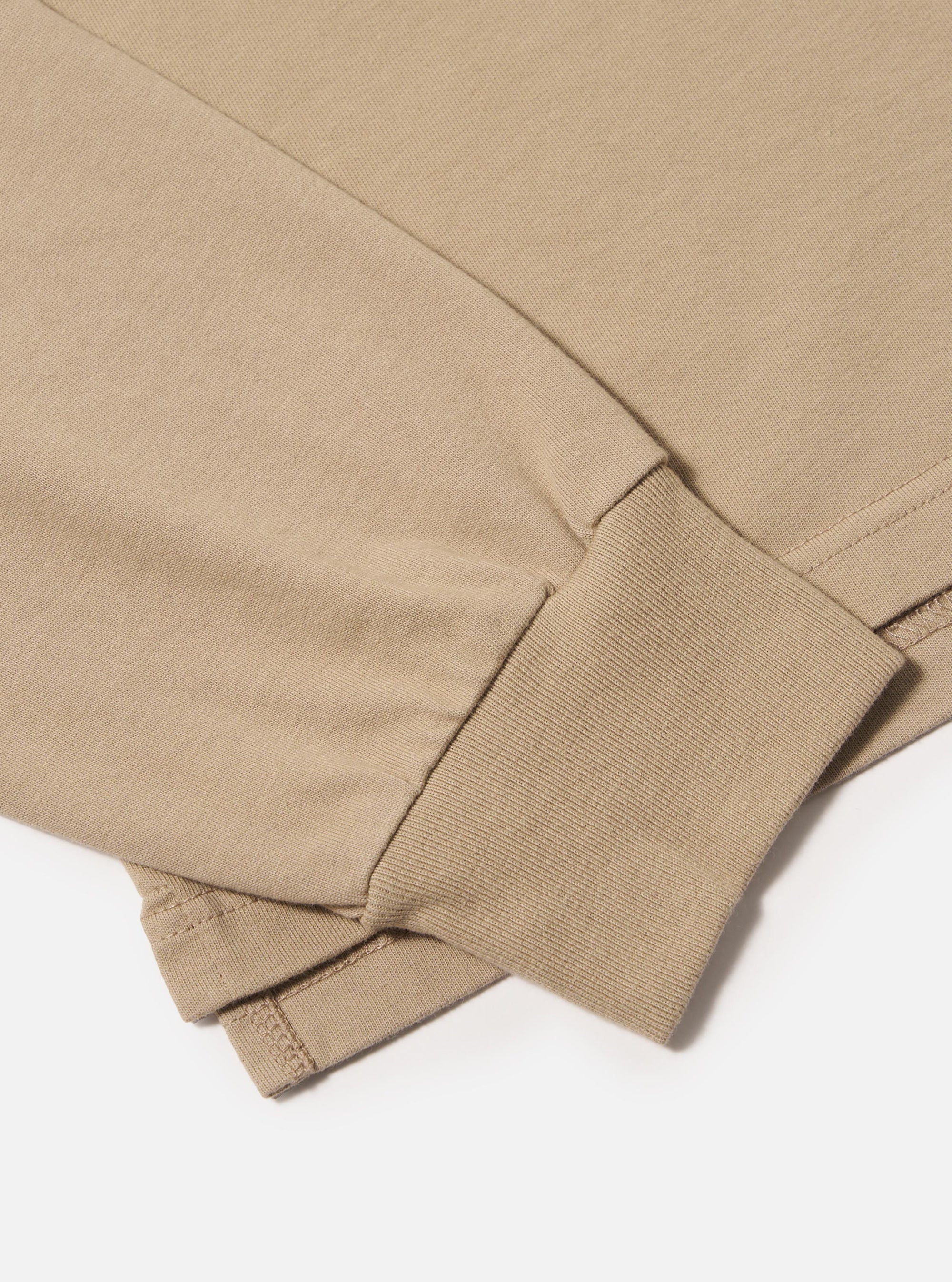 Topologie x Universal Works Sand/Olive MW Organic Cotton Rugby Shirt
