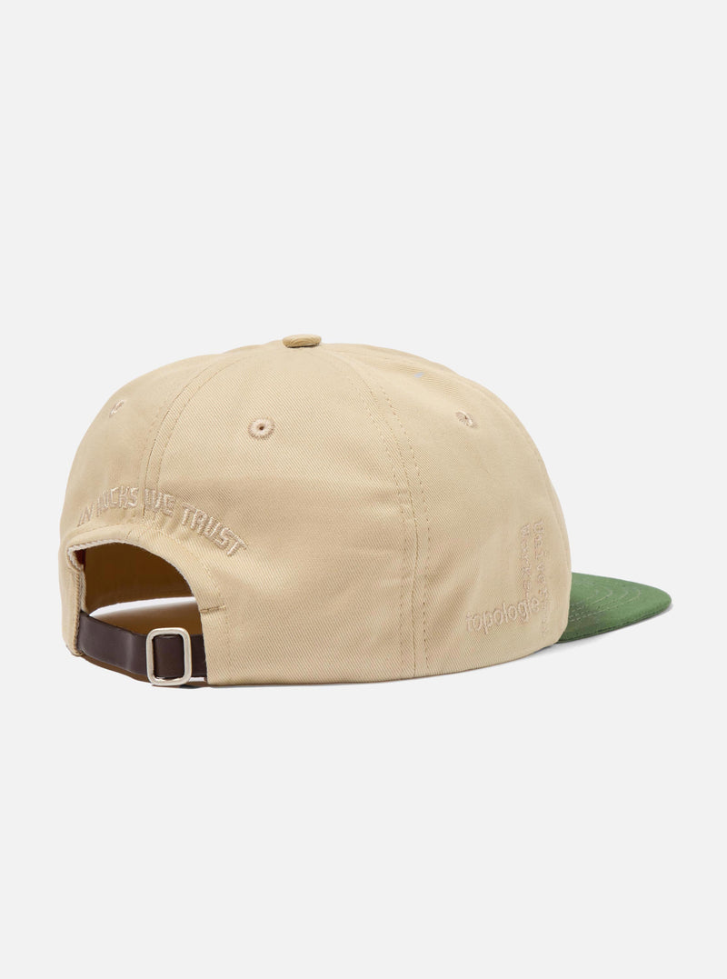 Topologie x Universal Works Sand/Olive Twill Cotton Baseball Hat