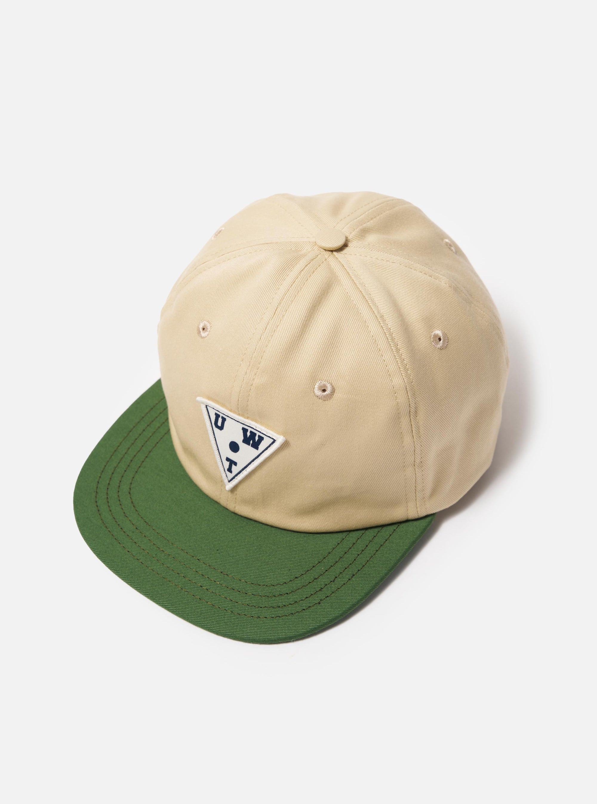 Topologie x Universal Works Sand/Olive Twill Cotton Baseball Hat
