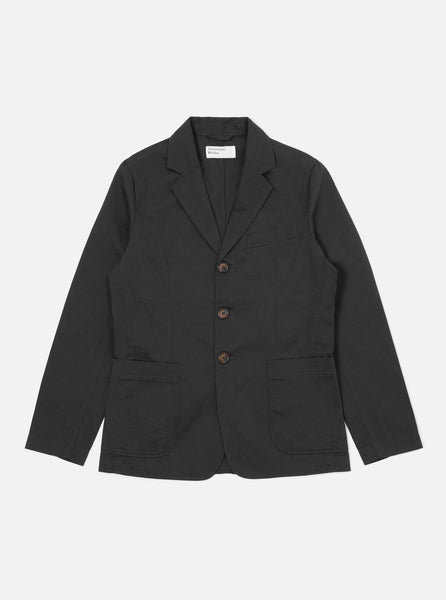 Men's Black Twill London Jacket – Universal Works