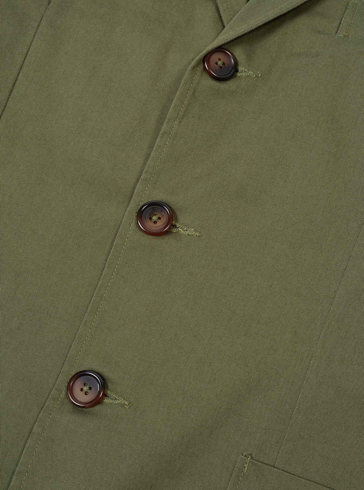 Light Olive Twill London Jacket
